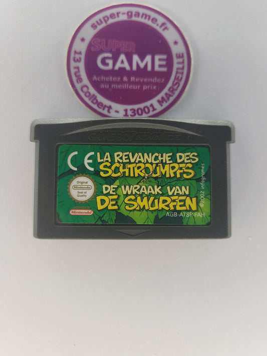 LA REVANCHE DES SCHTROUMPFS - sans boite - GAMEBOY ADVANCE