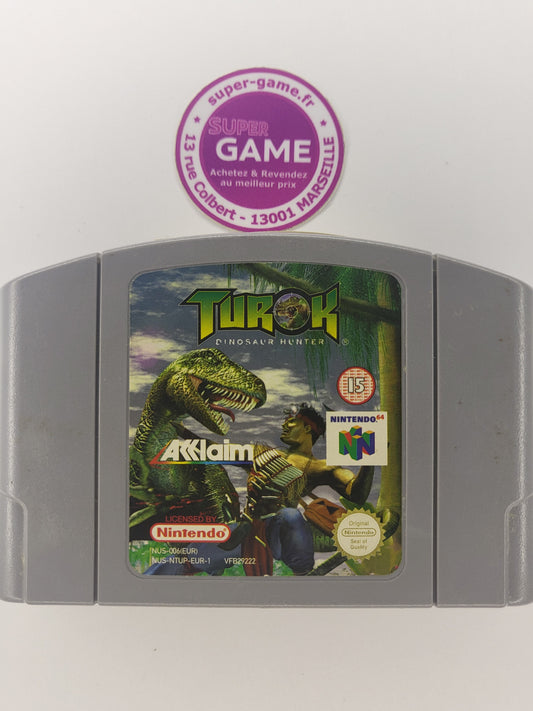 TUROK DINOSAUR HUNTER - sans boite - NINTENDO64