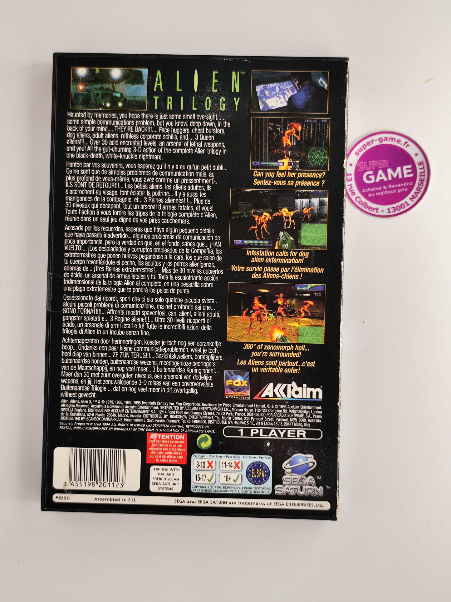 ALIEN TRILOGY - Saturn