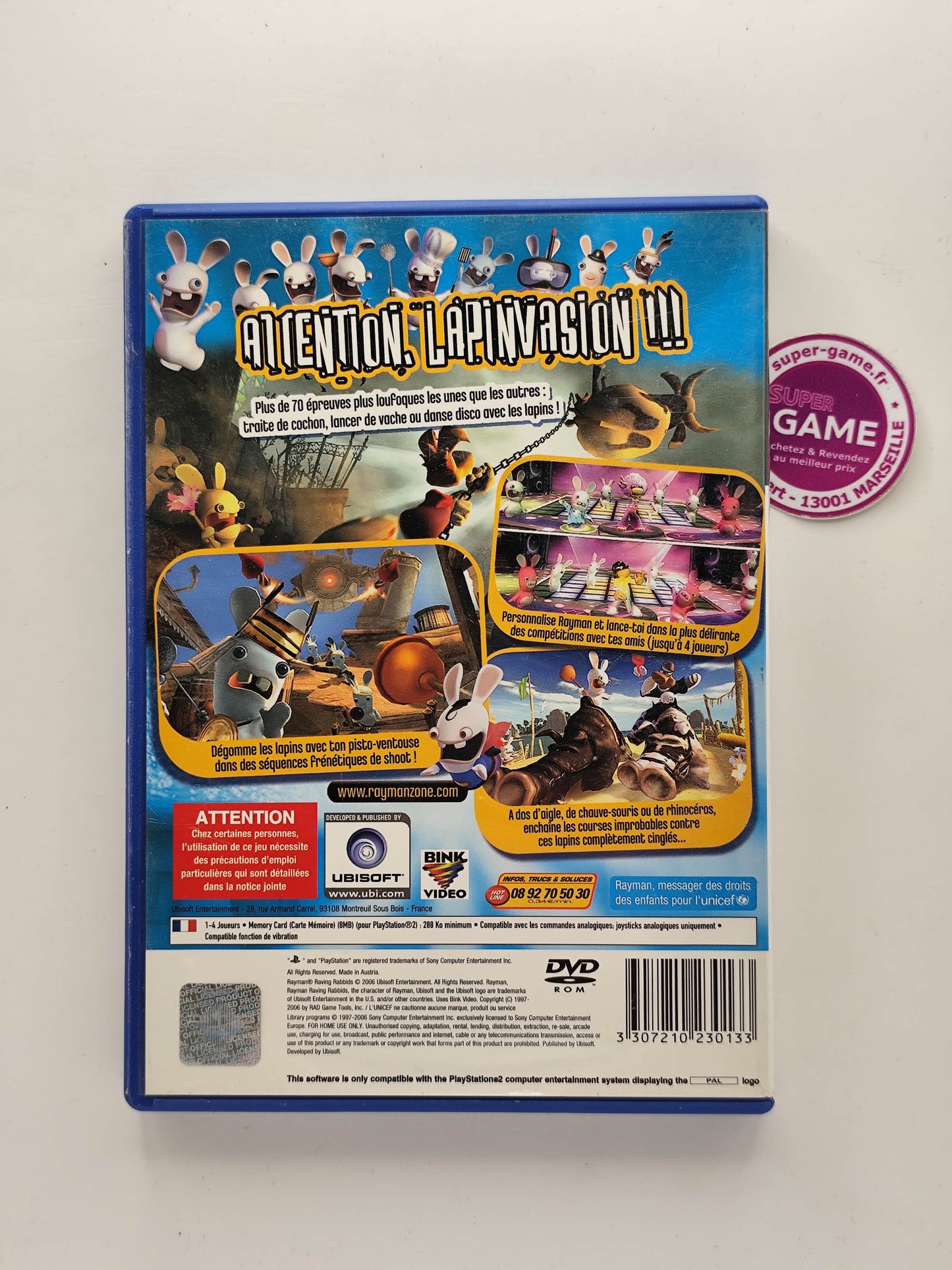 RAYMAN CONTRE LES LAPINS CRETINS - PS2