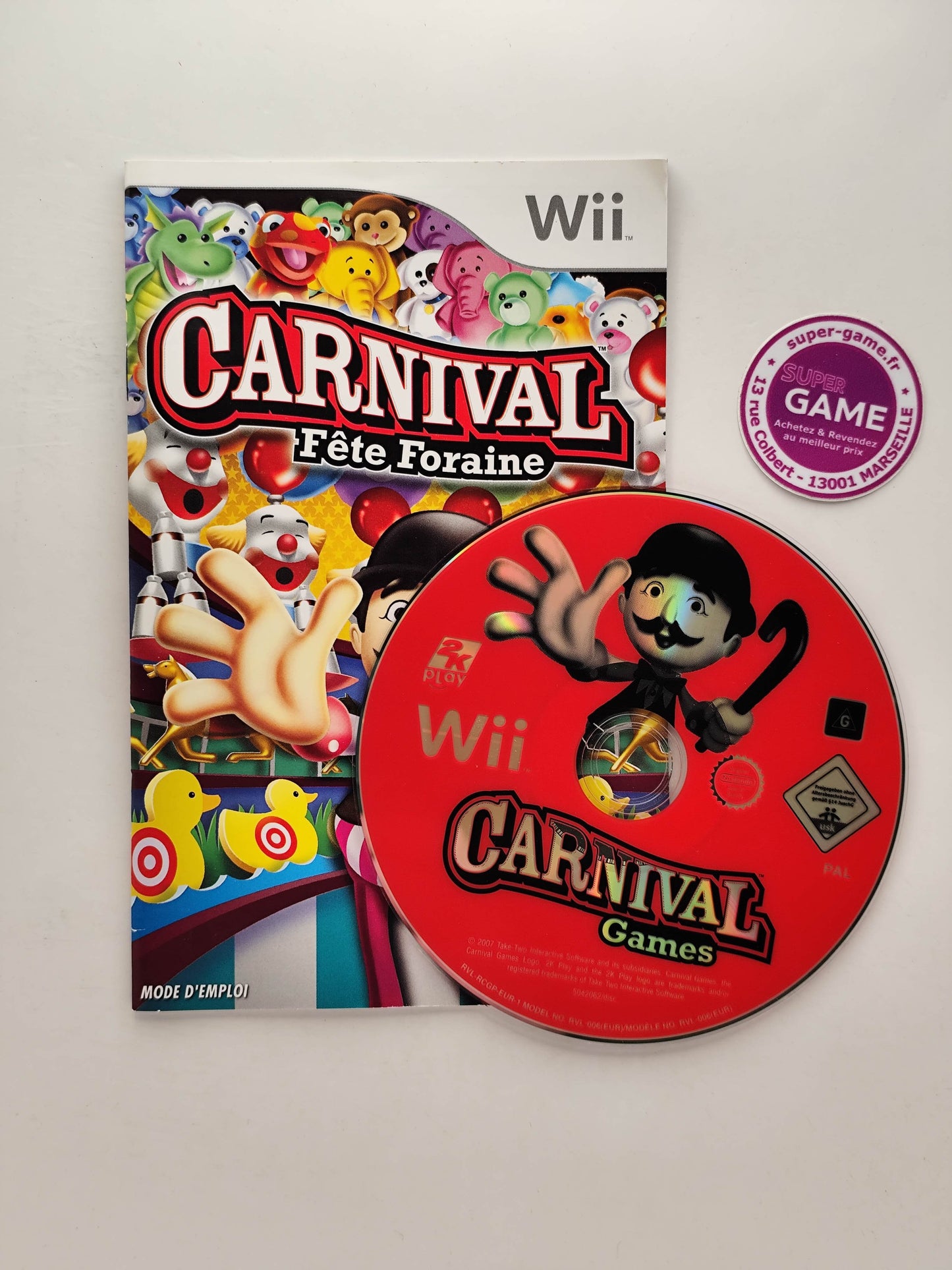 CARNIVAL FÊTE FORAINE - Wii