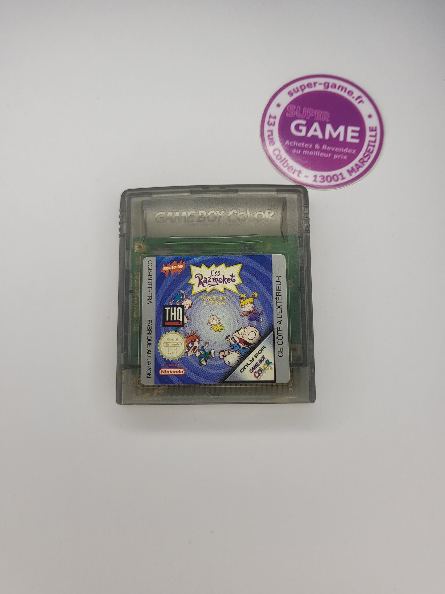 LES RAZMOKET VOYAGE DANS LE TEMPS - sans boite - GAMEBOY COLOR