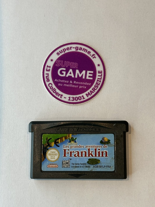 LES GRANDES AVENTURES DE FRANKLIN - sans boite - GAMEBOY ADVANCE