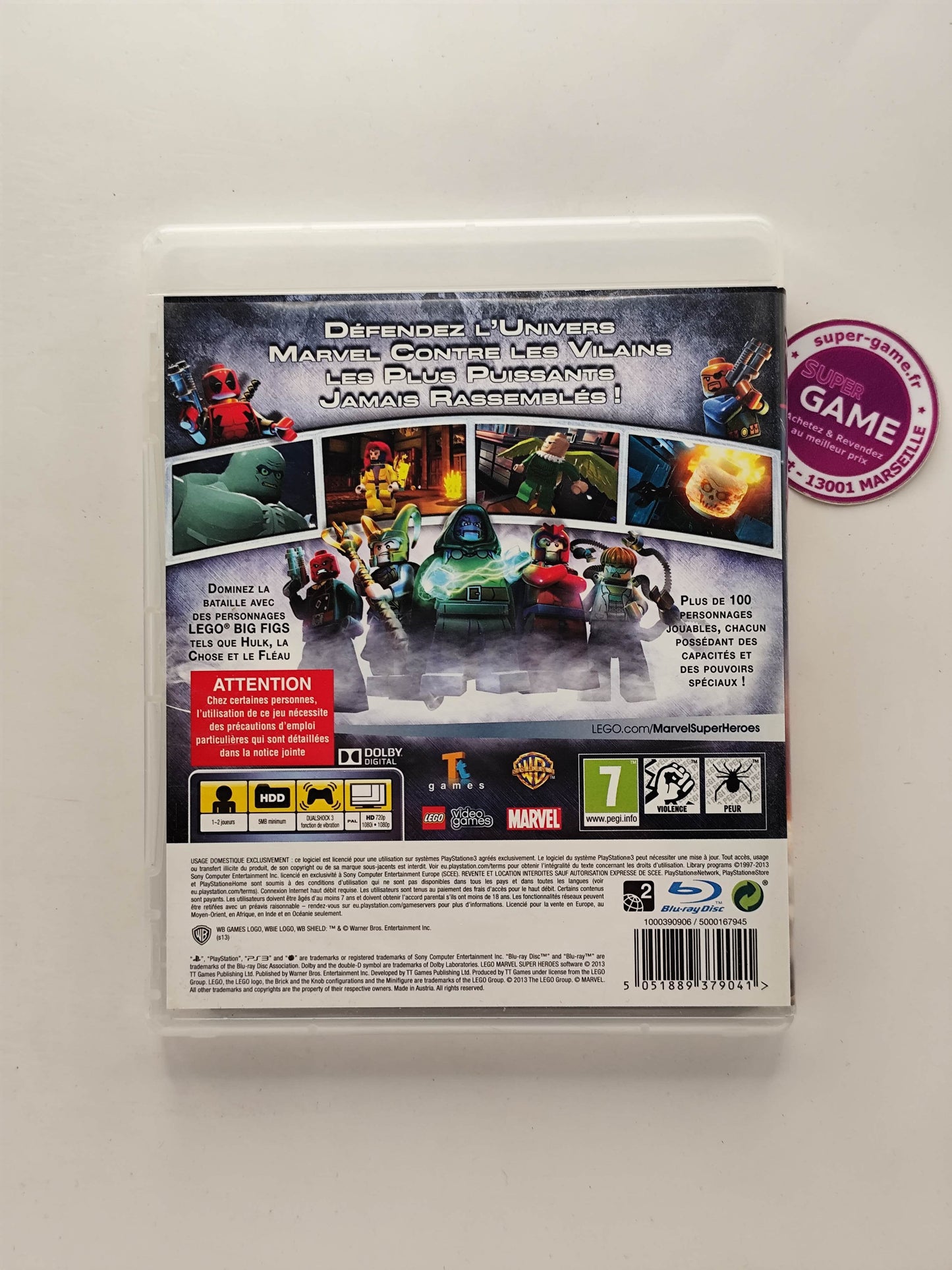LEGO MARVEL SUPER HEROES - PS3