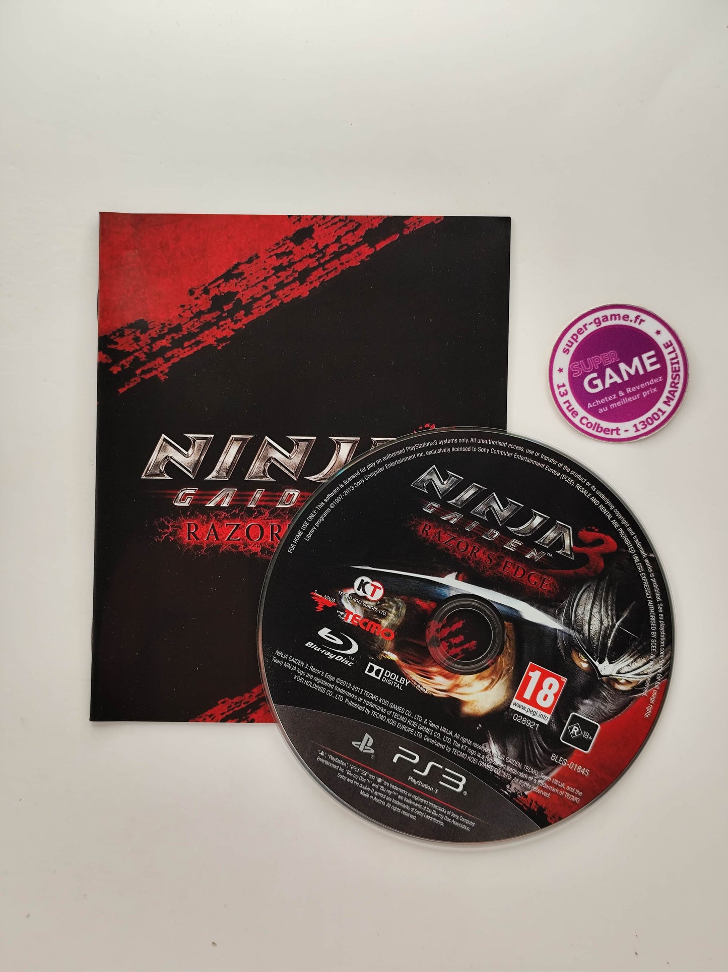 NINJA GAIDEN 3 RAZOR'S EDGE - PS3