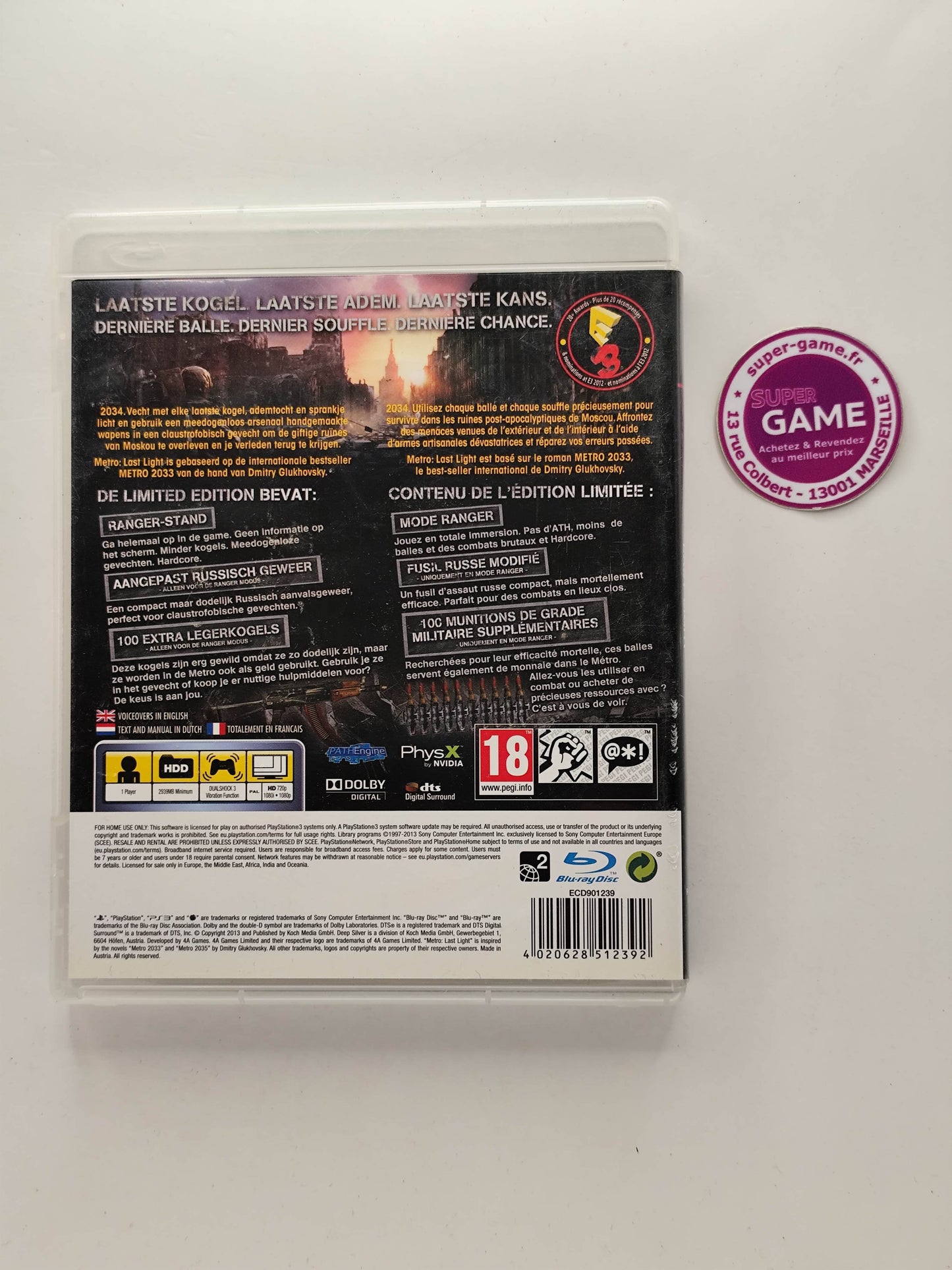 METRO LAST LIGHT - PS3