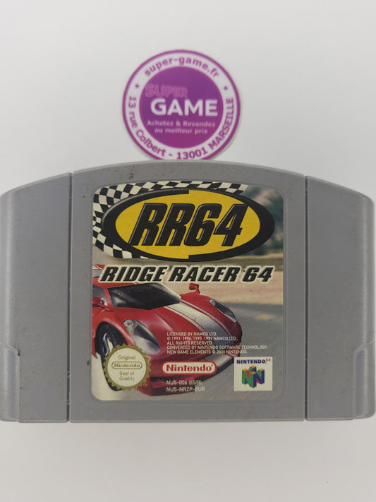 RIDGE RACER 64 - sans boite - NINTENDO64