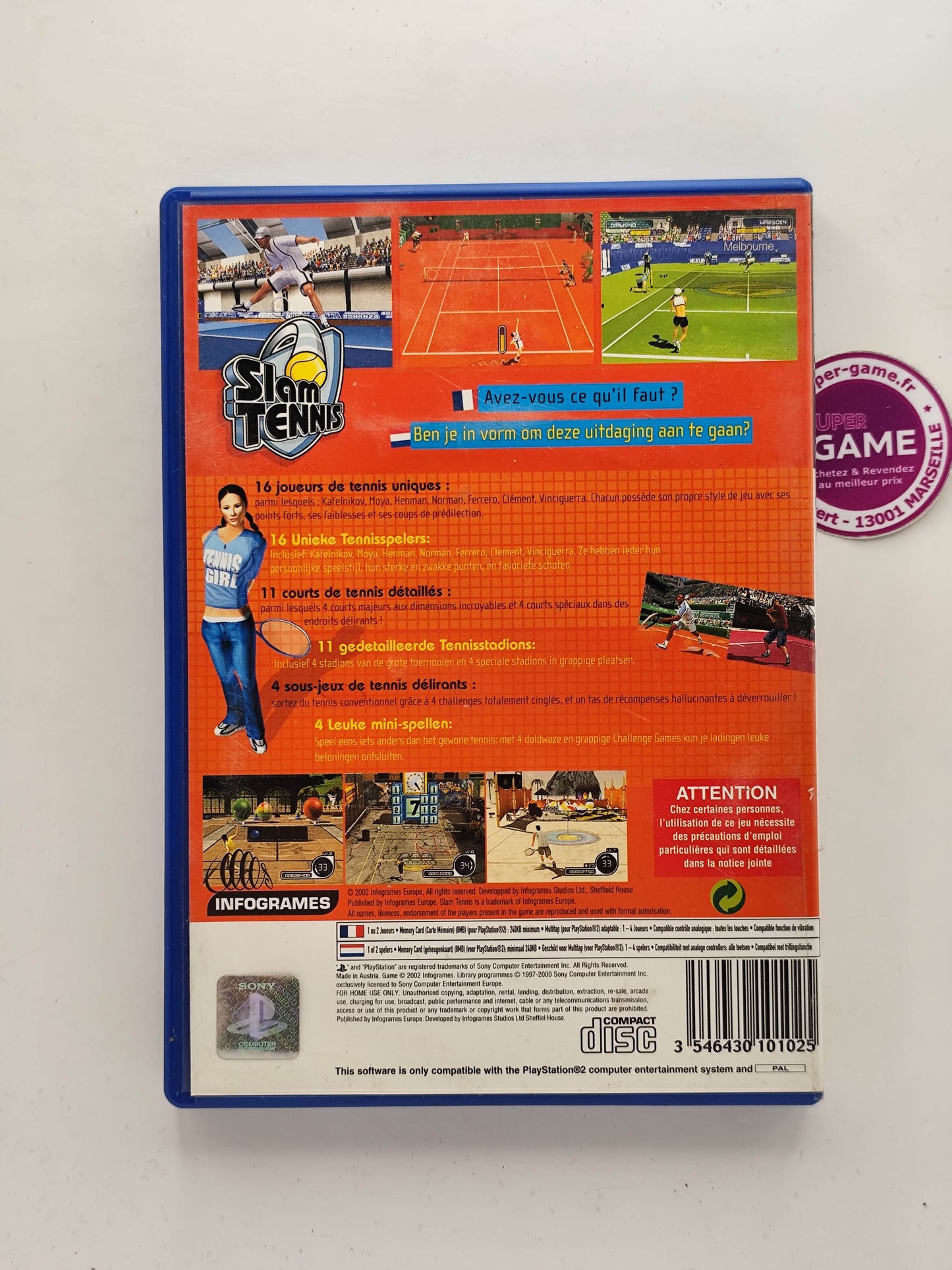 SLAM TENNIS - PS2