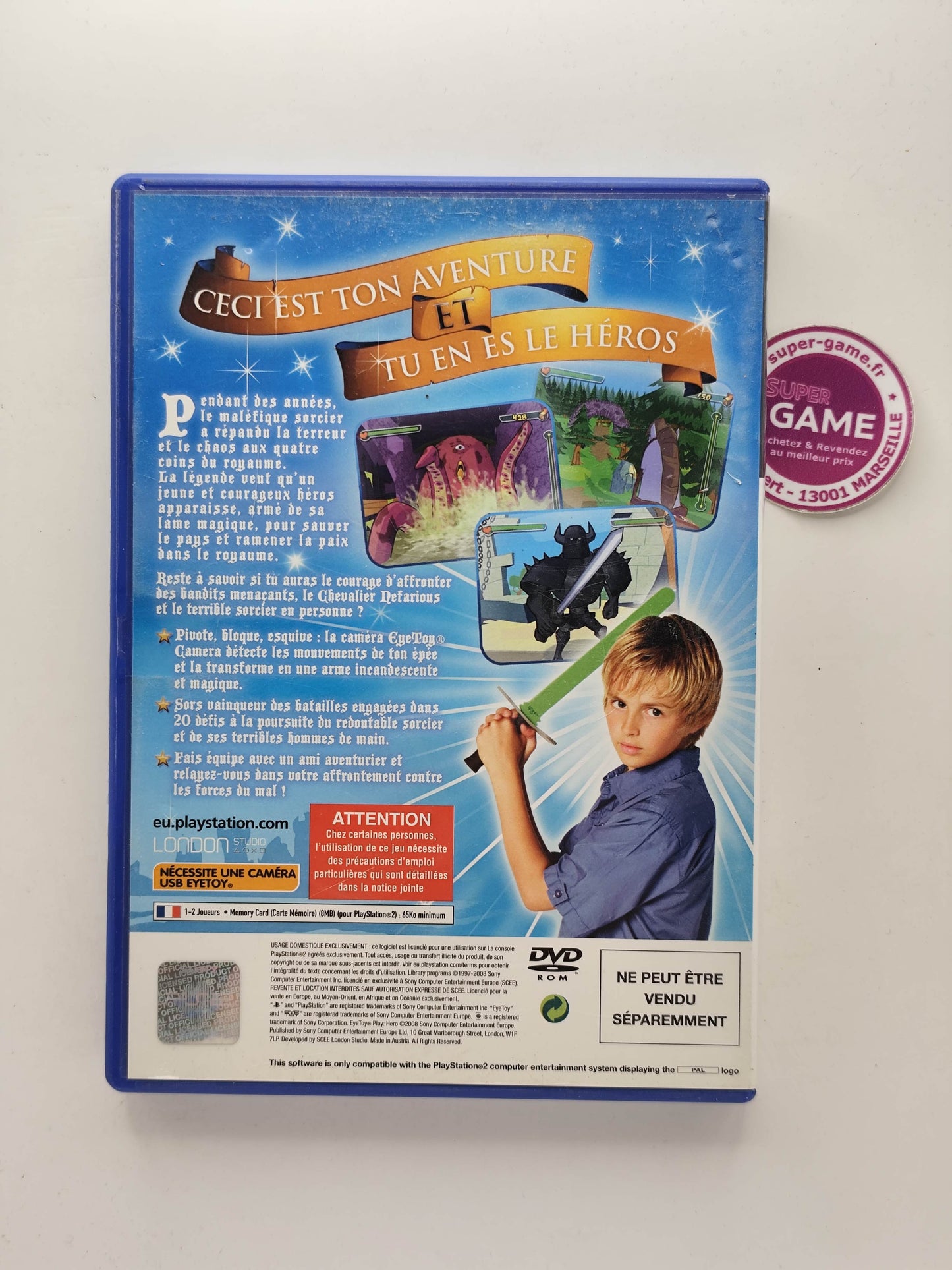 EYE TOY PLAY HERO - PS2