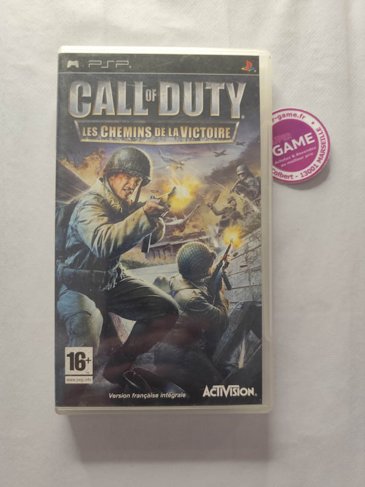 CALL OF DUTY LES CHEMINS DE LA VICTOIRE - PSP