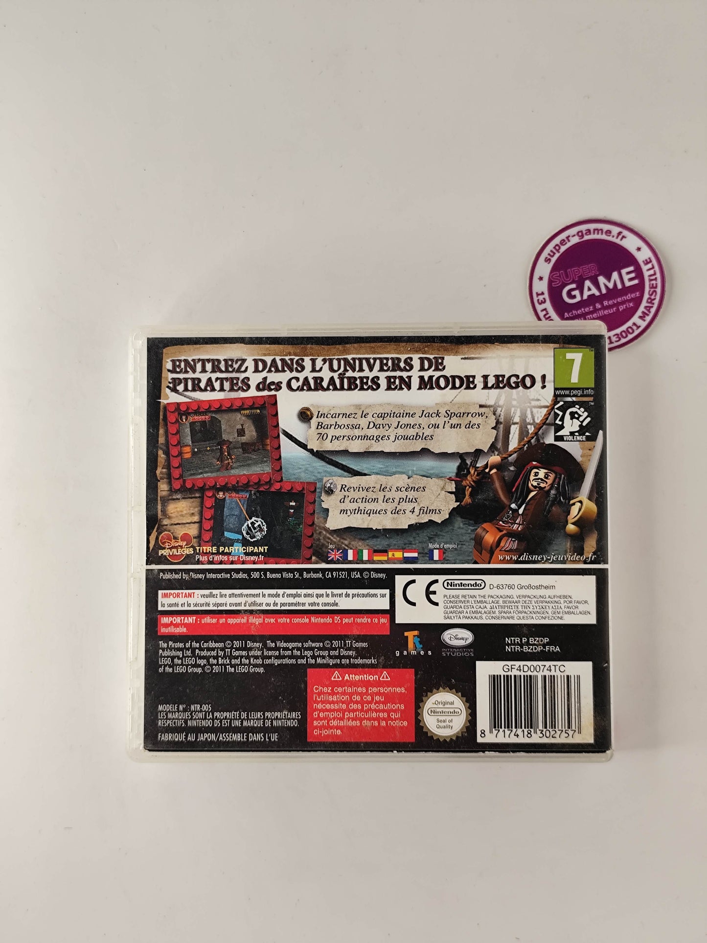 LEGO PIRATES DES CARAIBES - DS