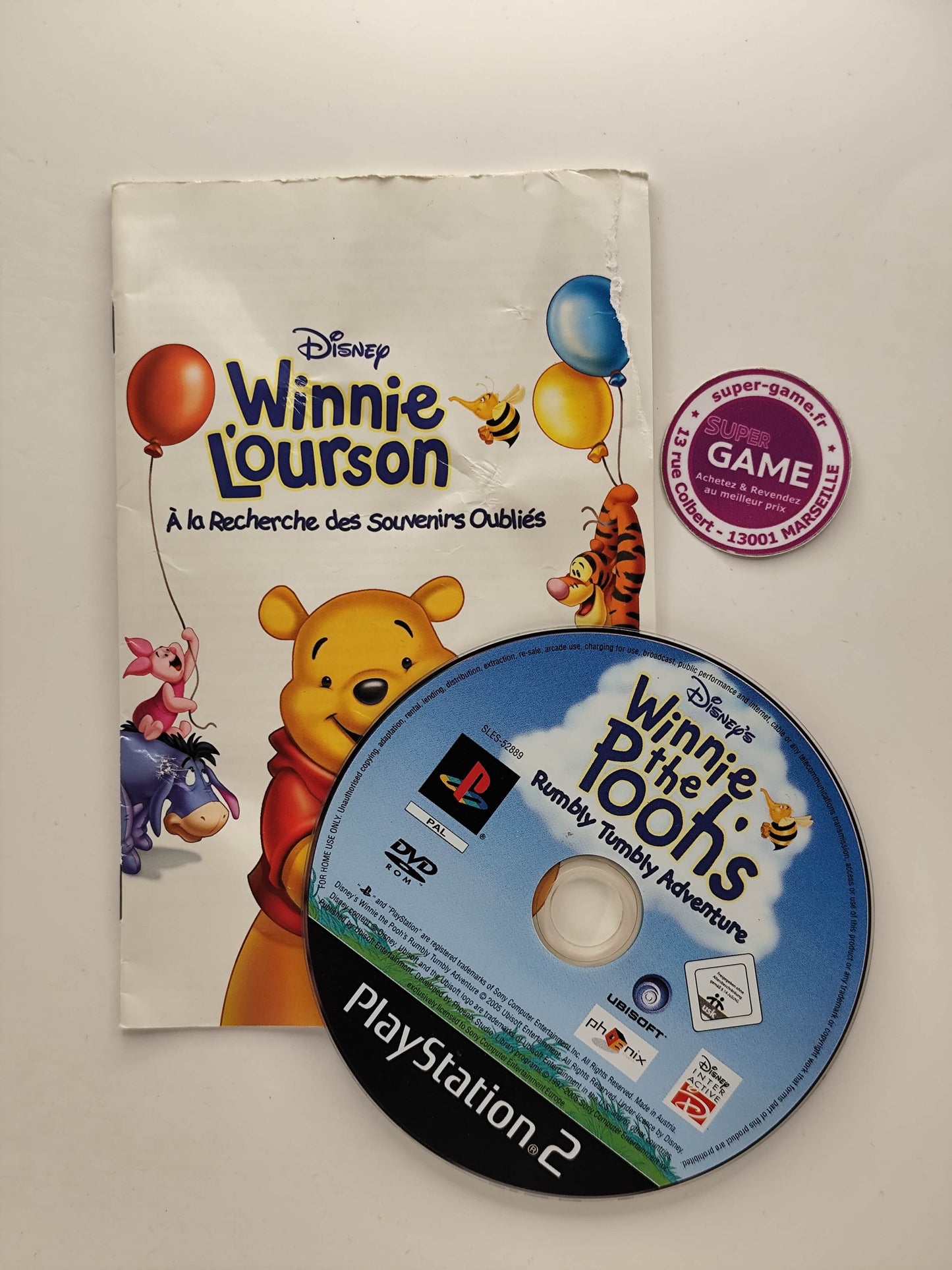 WINNIE L'OURSON A LA RECHERCHE DES SOUVENIRS OUBLIES - PS2