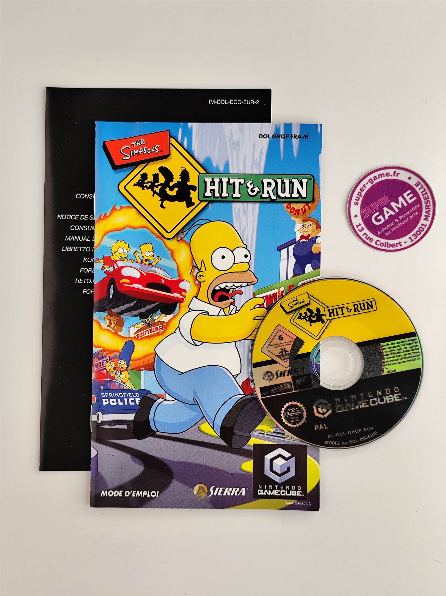 LES SIMPSONS HIT & RUN CDJ - GameCube