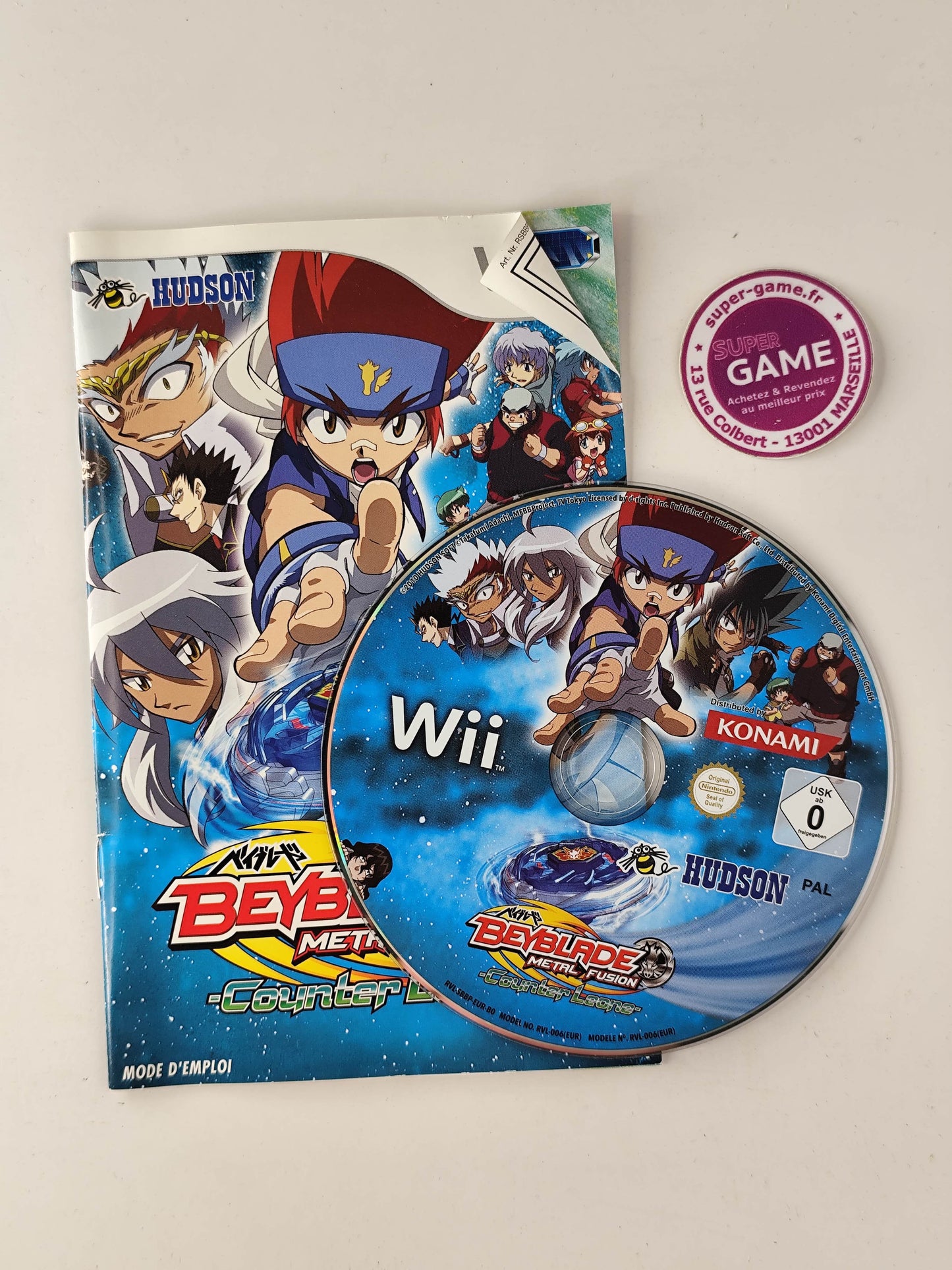 BEYBLADE METAL FUSION COUNTER LEONE - Wii