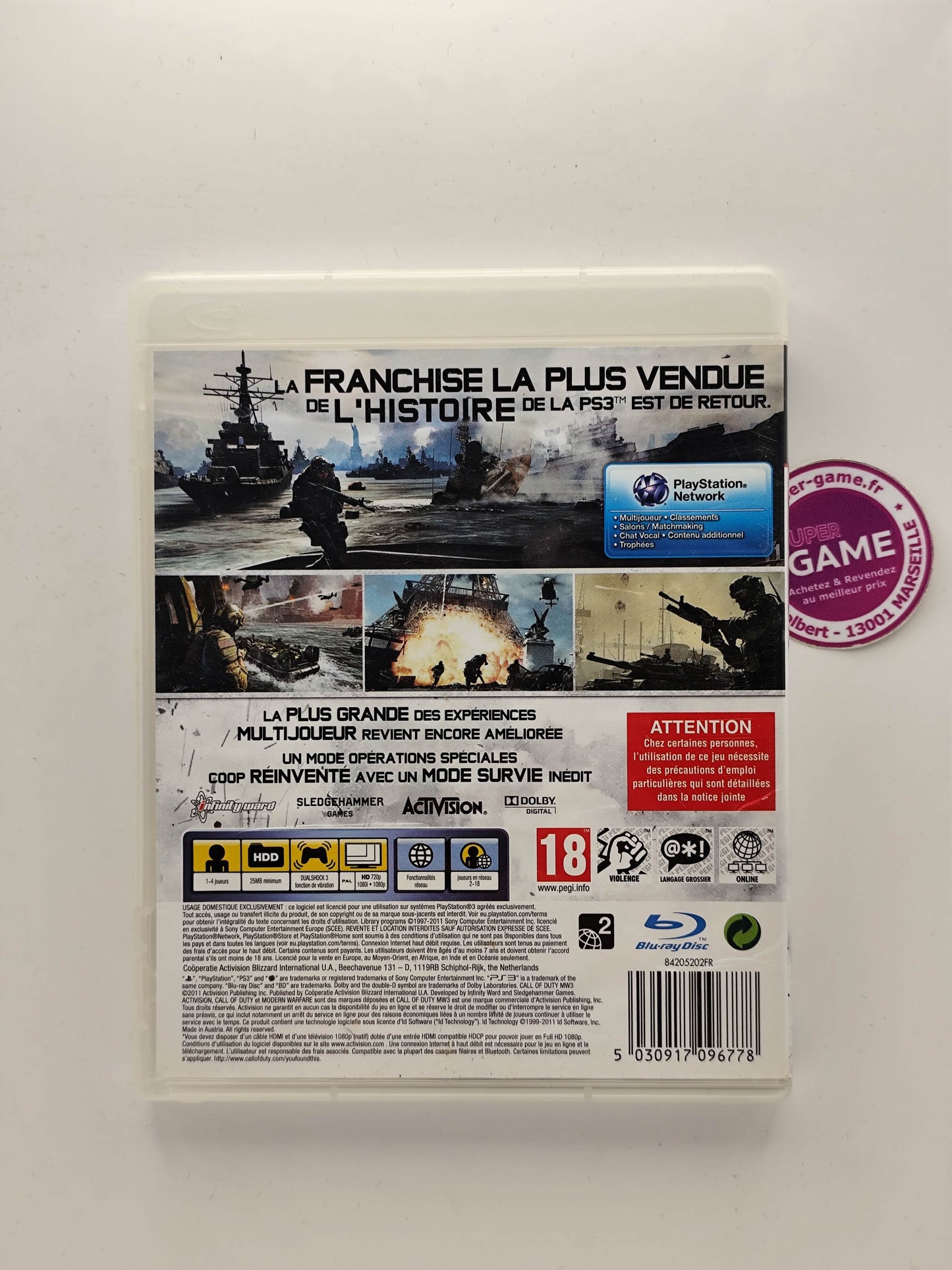 CALL OF DUTY MODERN WARFARE 3 - PS3