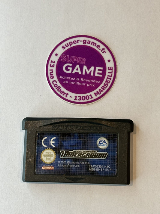 NEED FOR SPEED UNDERGROUND - sans boite - GAMEBOY ADVANCE