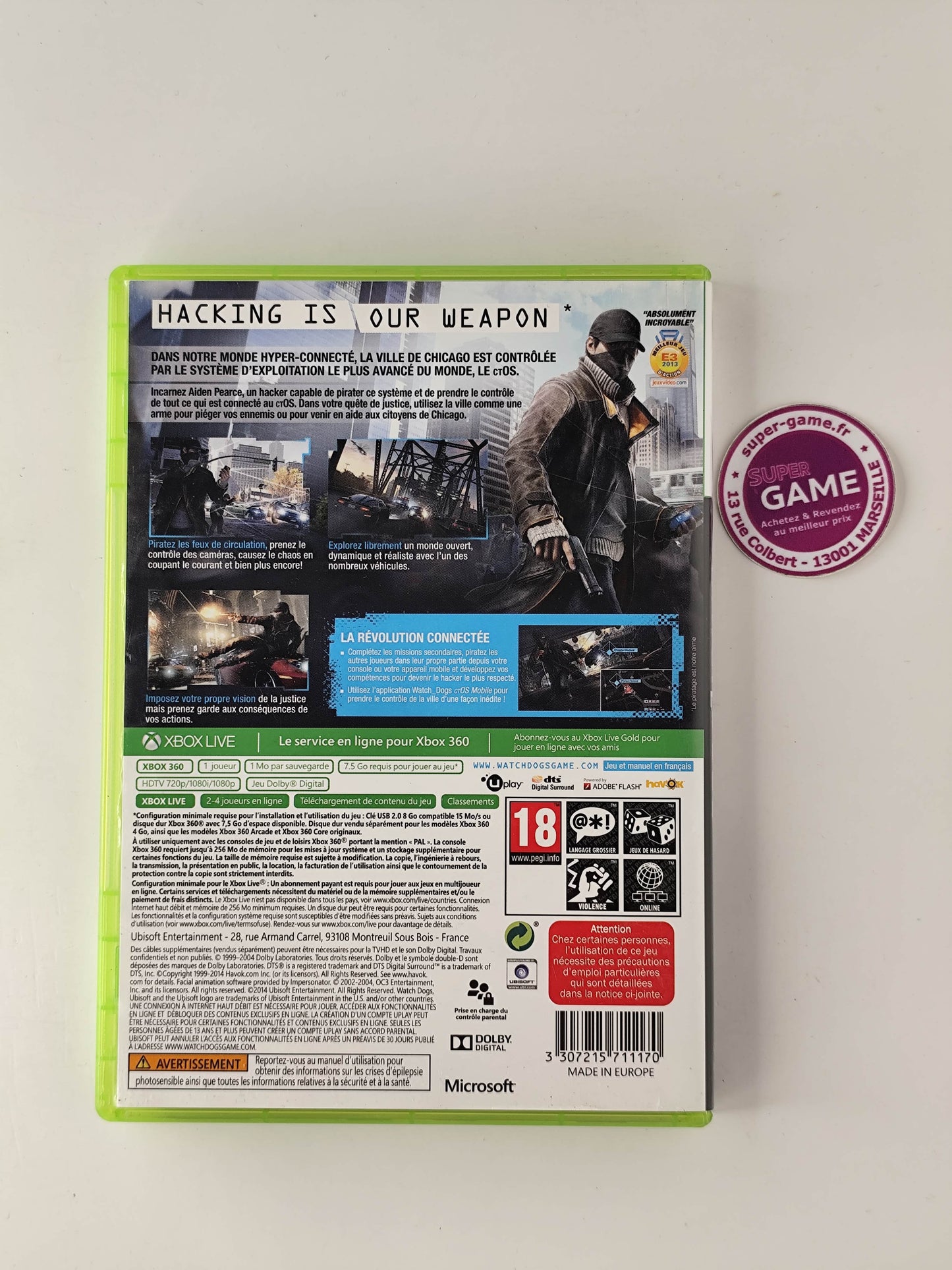 WATCH DOGS - XBOX360