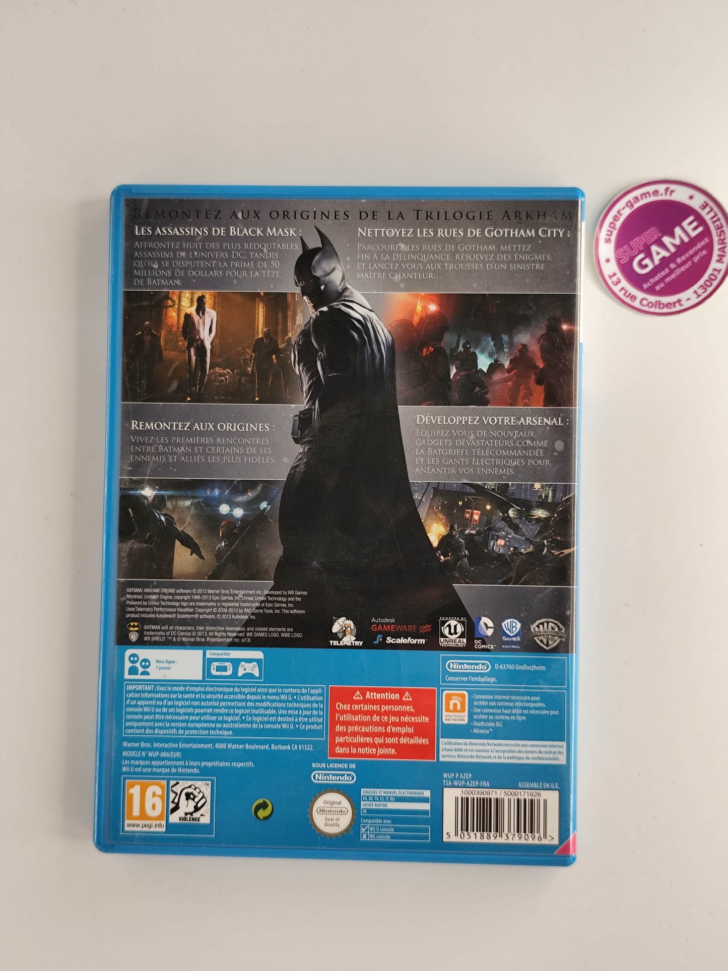BATMAN ARKHAM ORIGINS - WiiU