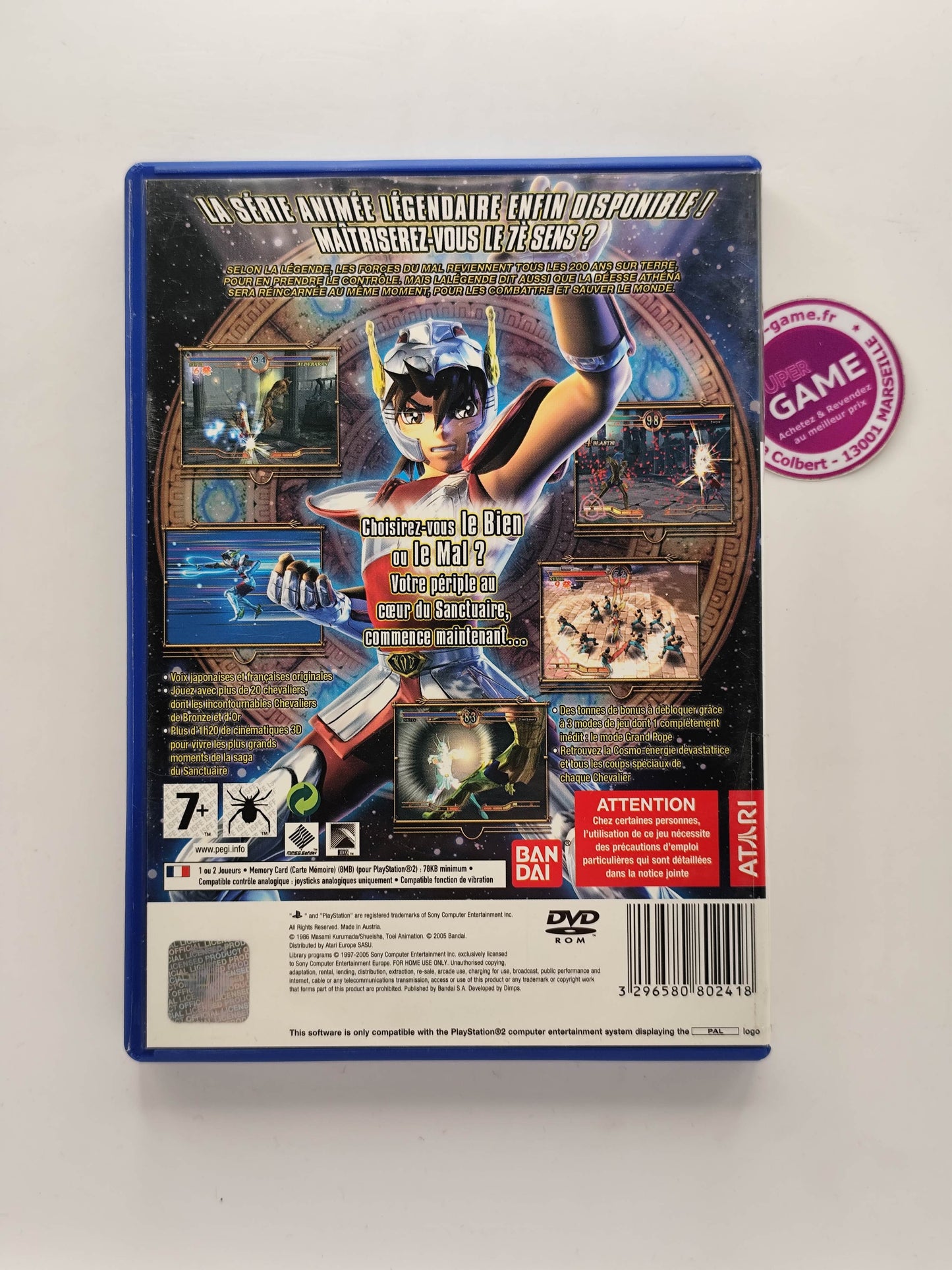 SAINT SEIYA LE SANCTUAIRE - PS2