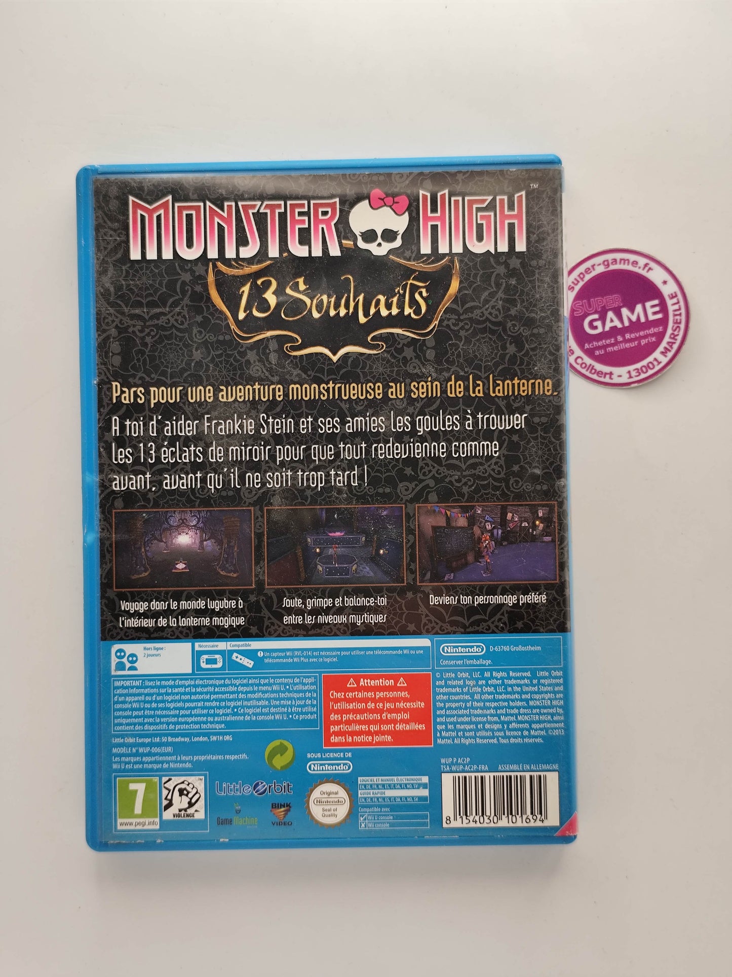 MONSTER HIGH 13 SOUHAITS - Wii U