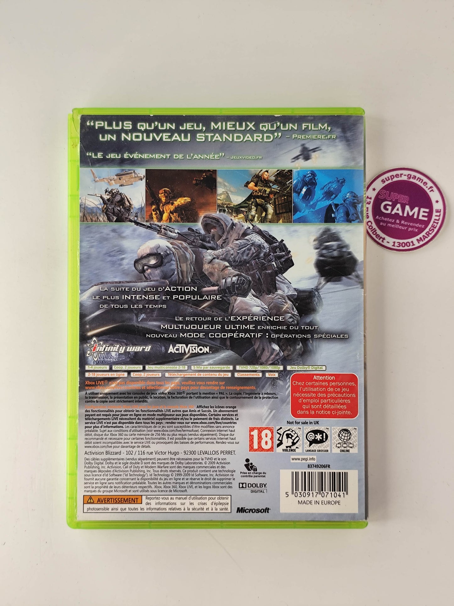 CALL OF DUTY MODERN WARFARE 2 - XBOX360