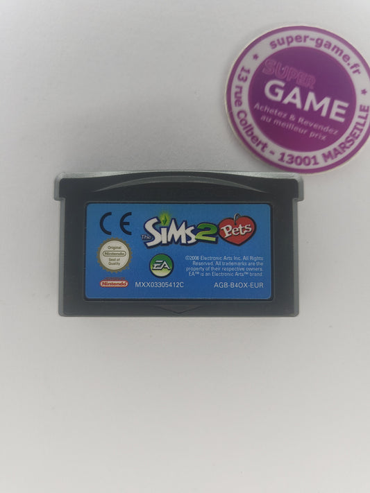 THE SIMS 2 PETS - sans boite - GAMEBOY ADVANCE