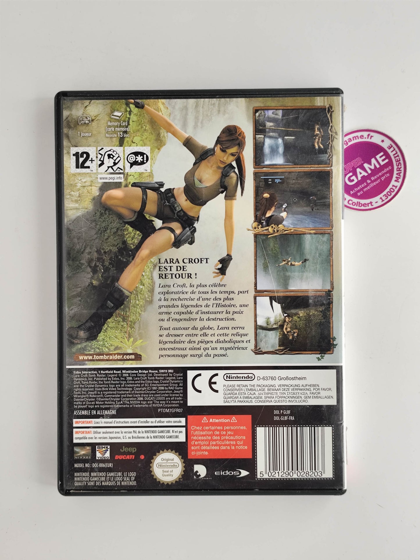 LARA CROFT TOMB RAIDER LEGEND - GameCube