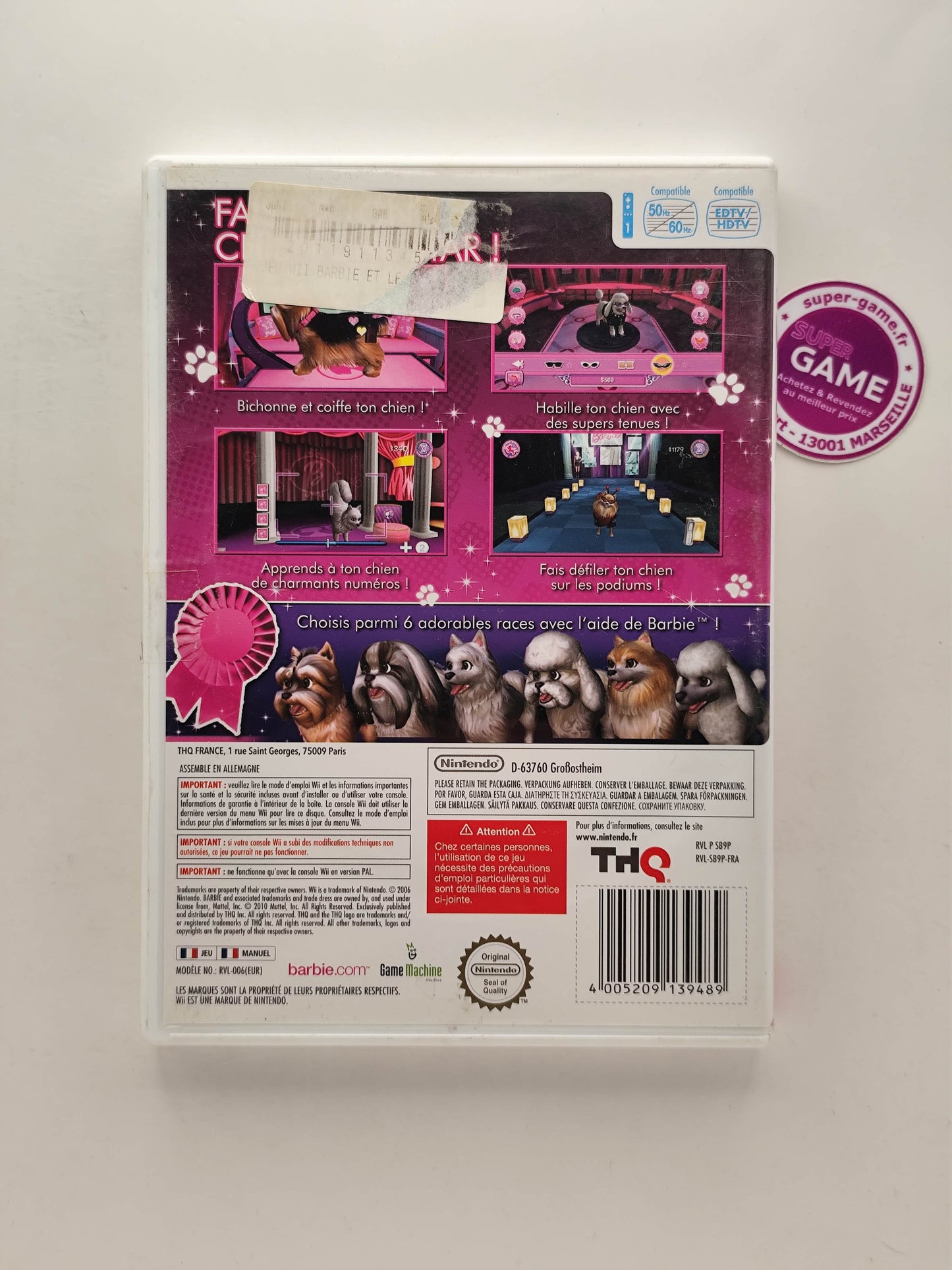 BARBIE ET LE SALON DE BEAUTE DES CHIENS - Wii