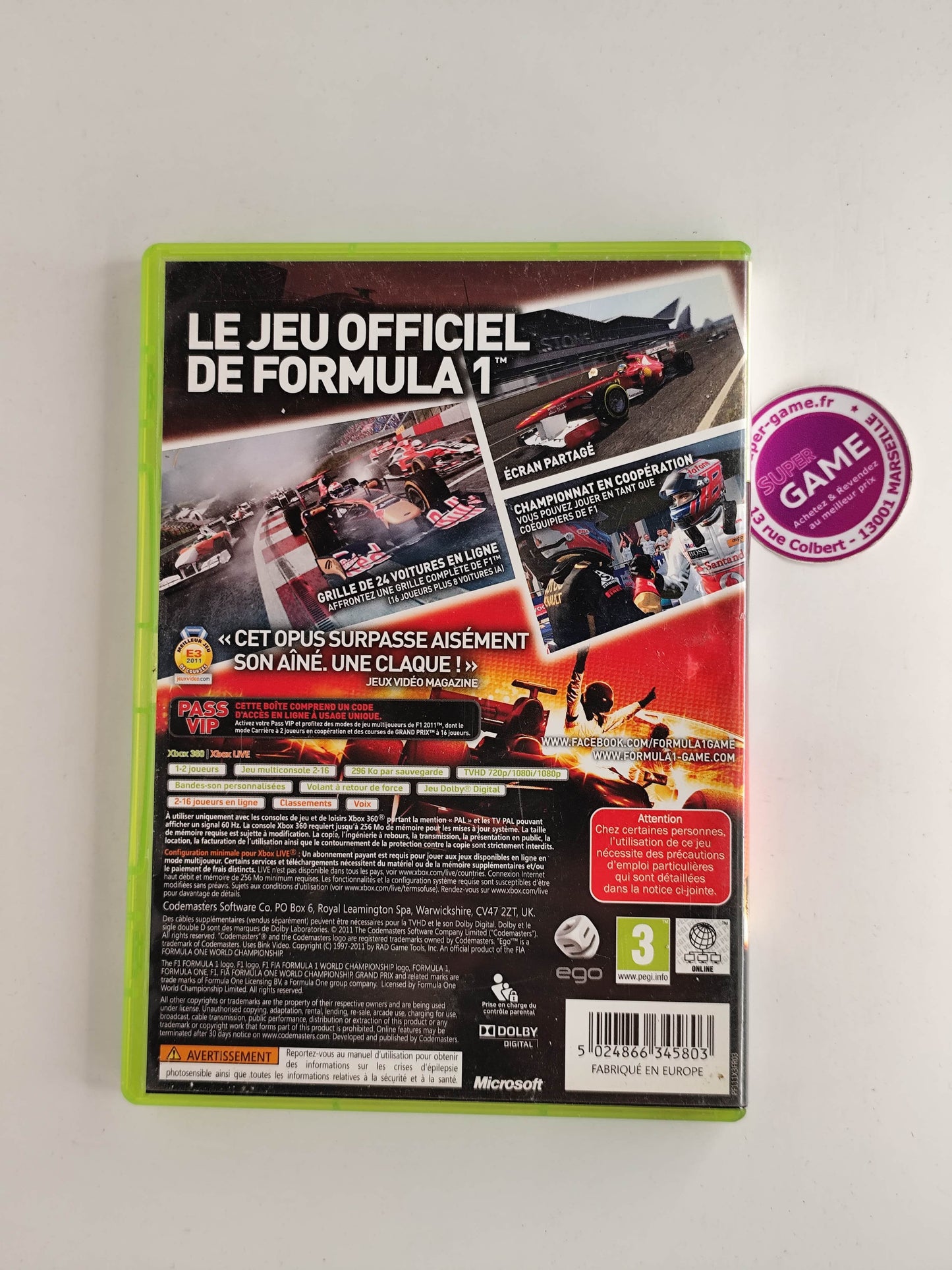 F1 2011 - XBOX360