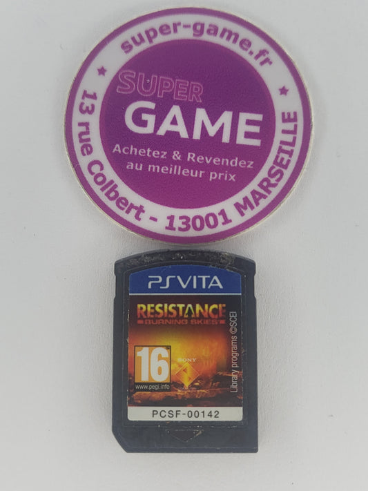 RESISTANCE BURNING SKIES - sans boite - PSVITA