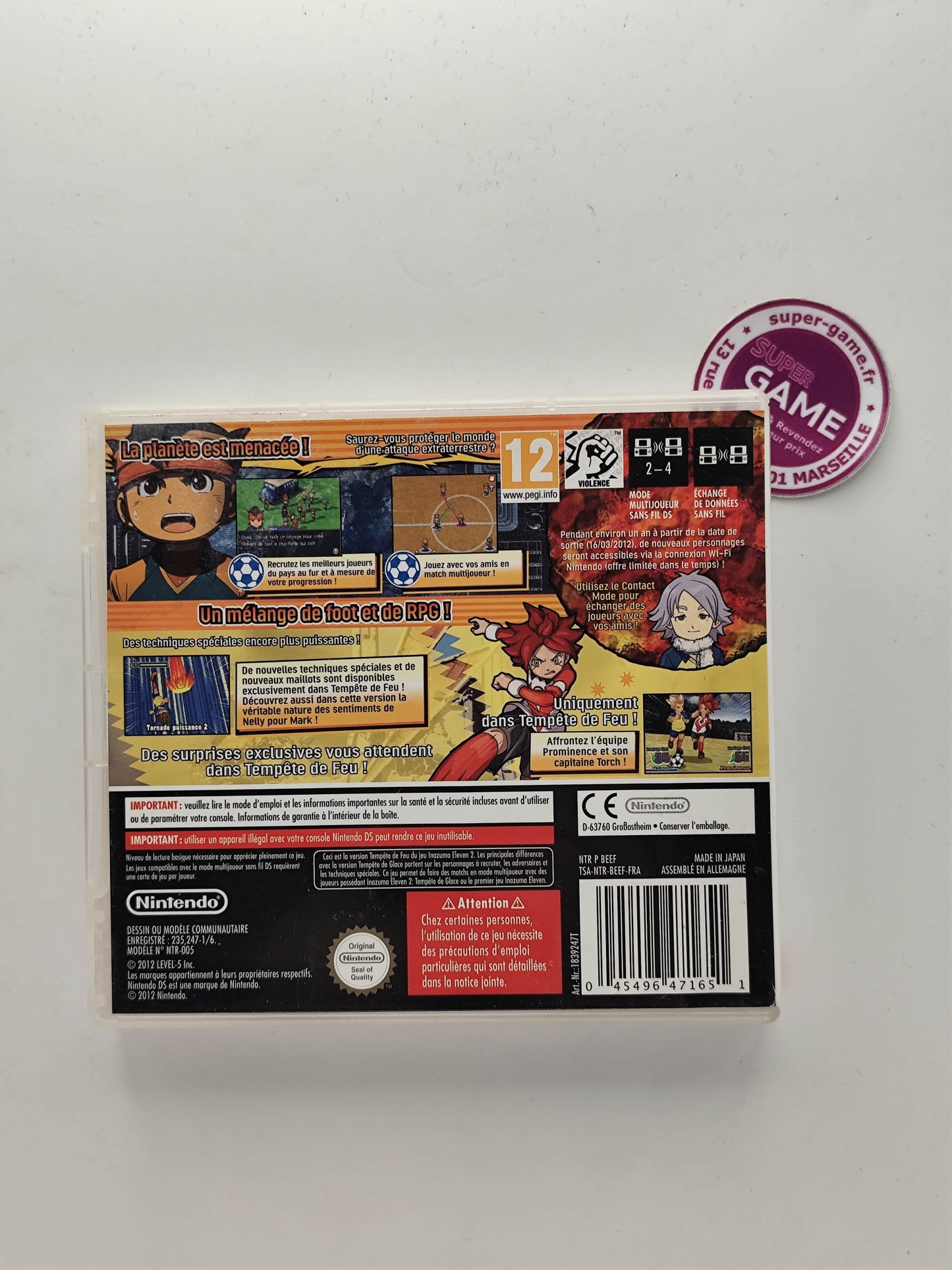 INAZUMA ELEVEN 2 TEMPETE DE FEU - DS