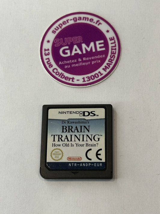 DR KAWASHIMA'S BRAIN TRAINING HOW OLD IS YOUR BRAIN? - sans boite - DS