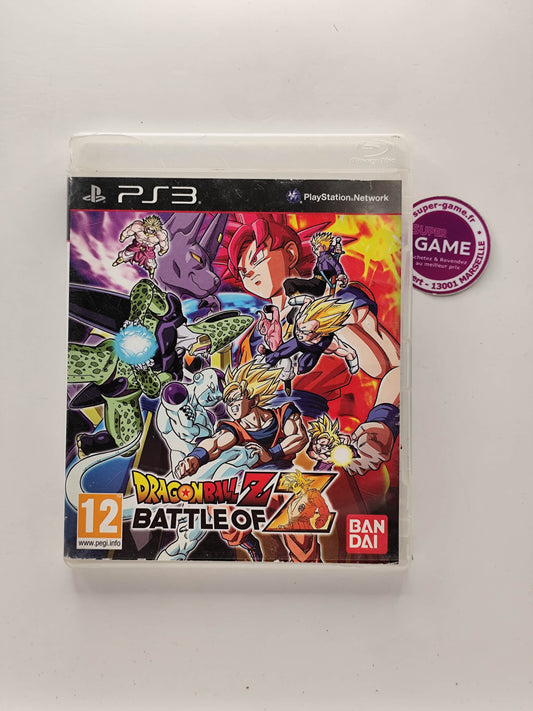 DRAGON BALL Z BATTLE OF Z - PS3