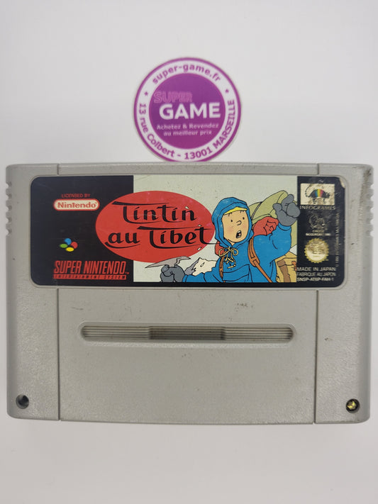 TINTIN AU TIBET  - sans boite - SNES