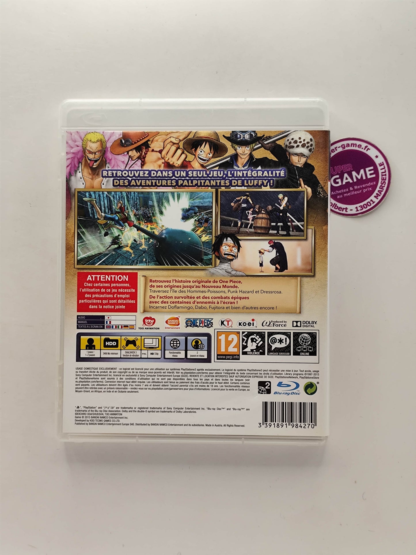 ONE PIECE PIRATE WARRIORS 3 - PS3