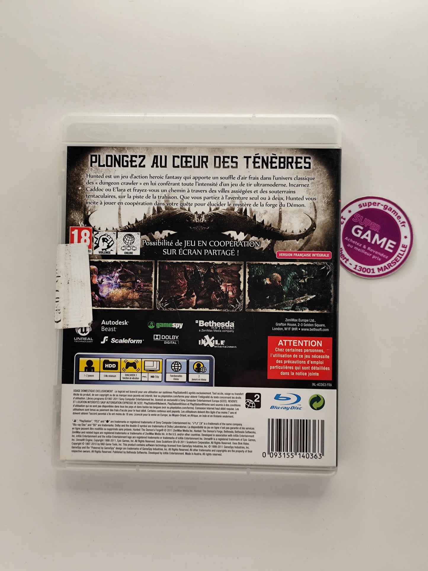 HUNTED THE DEMON'S FORGE - PS3