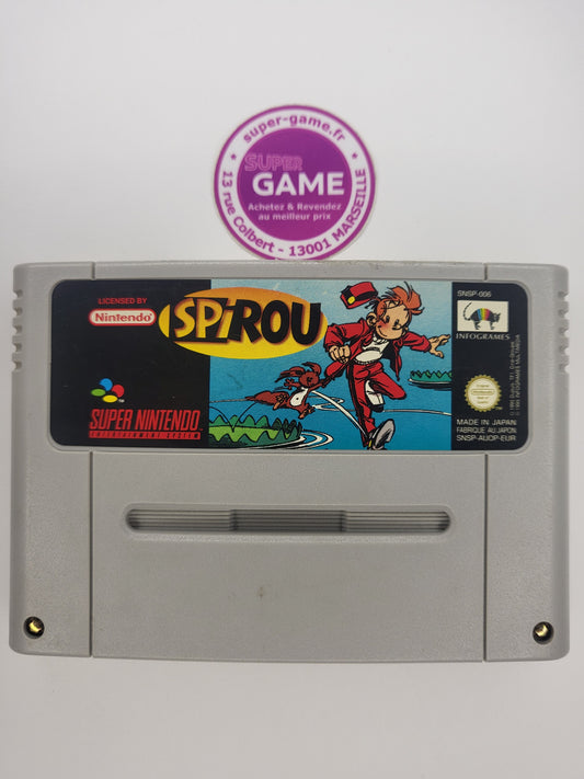SPIROU  - sans boite - SNES
