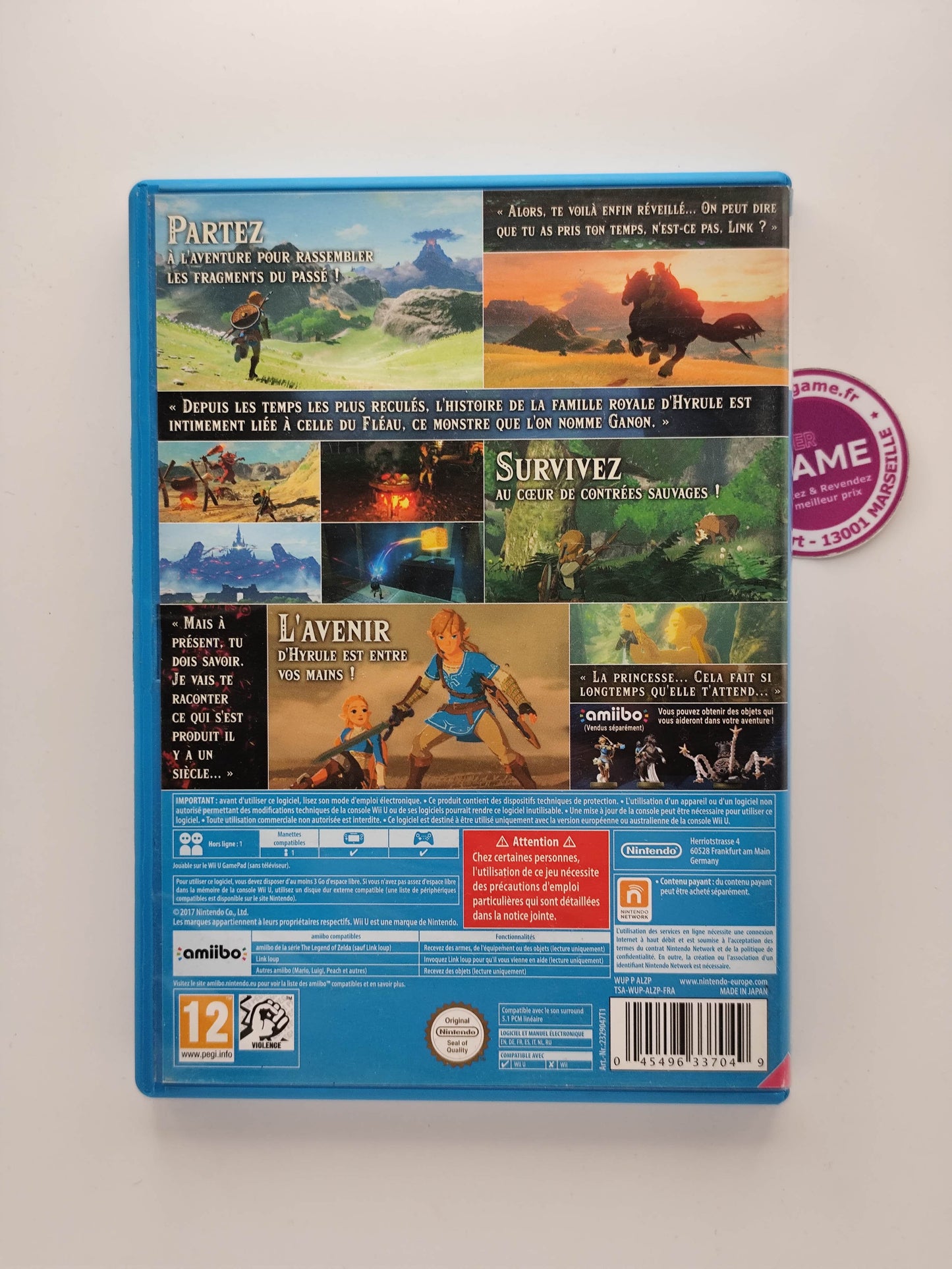 ZELDA BREATH OF THE WILD - Wii U