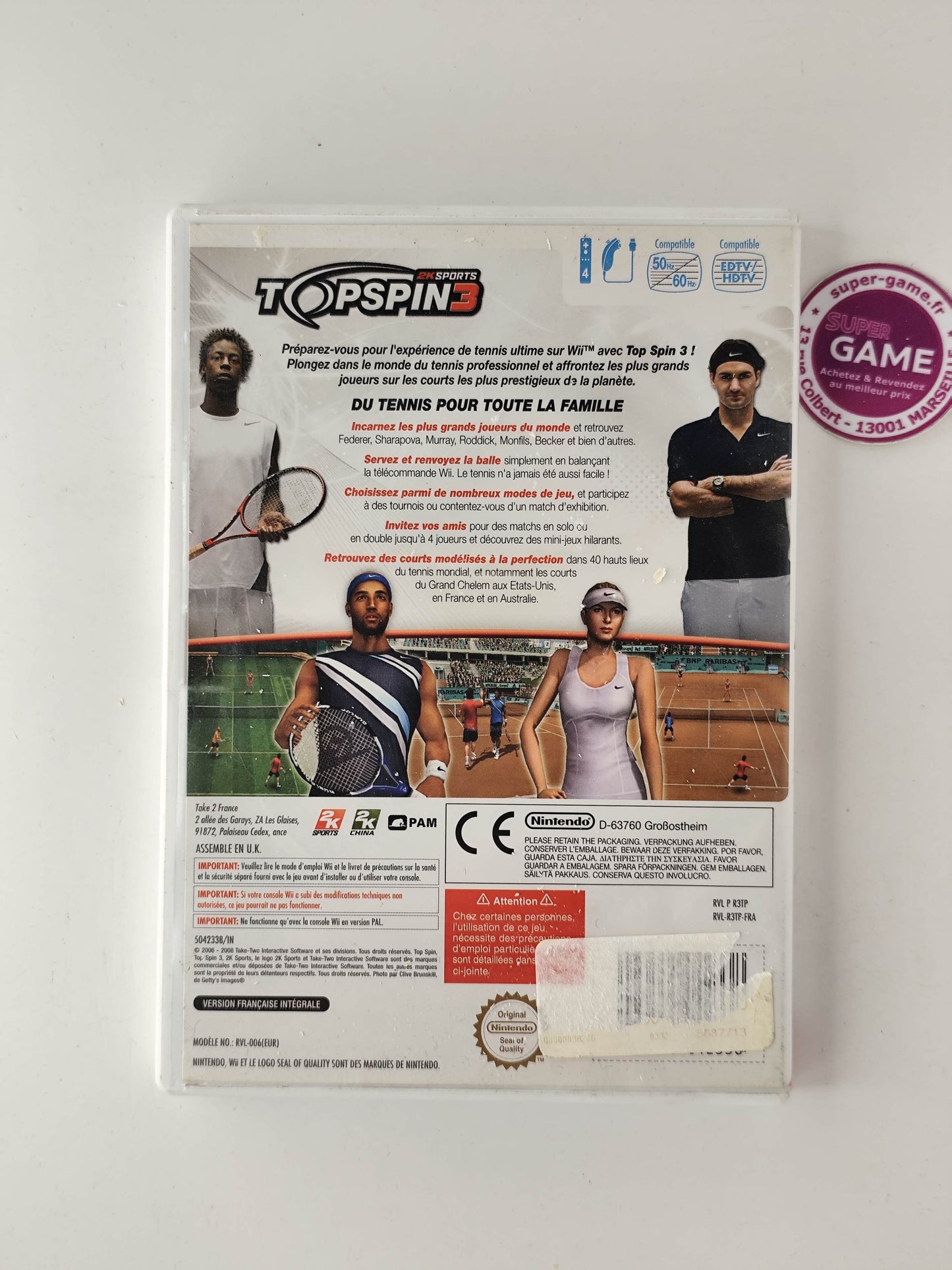 TOP SPIN 3 - Wii