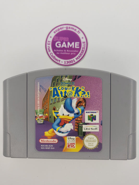 DONALD COU@K "ATT@CK" - sans boite - NINTENDO64