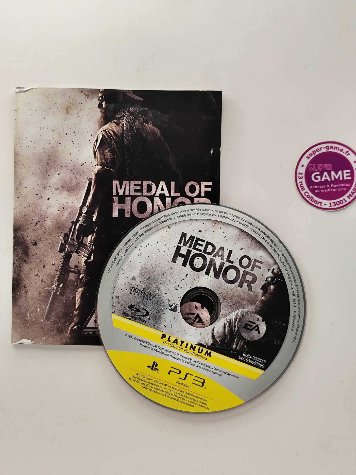 MEDAL OF HONNOR - Platinum - PS3