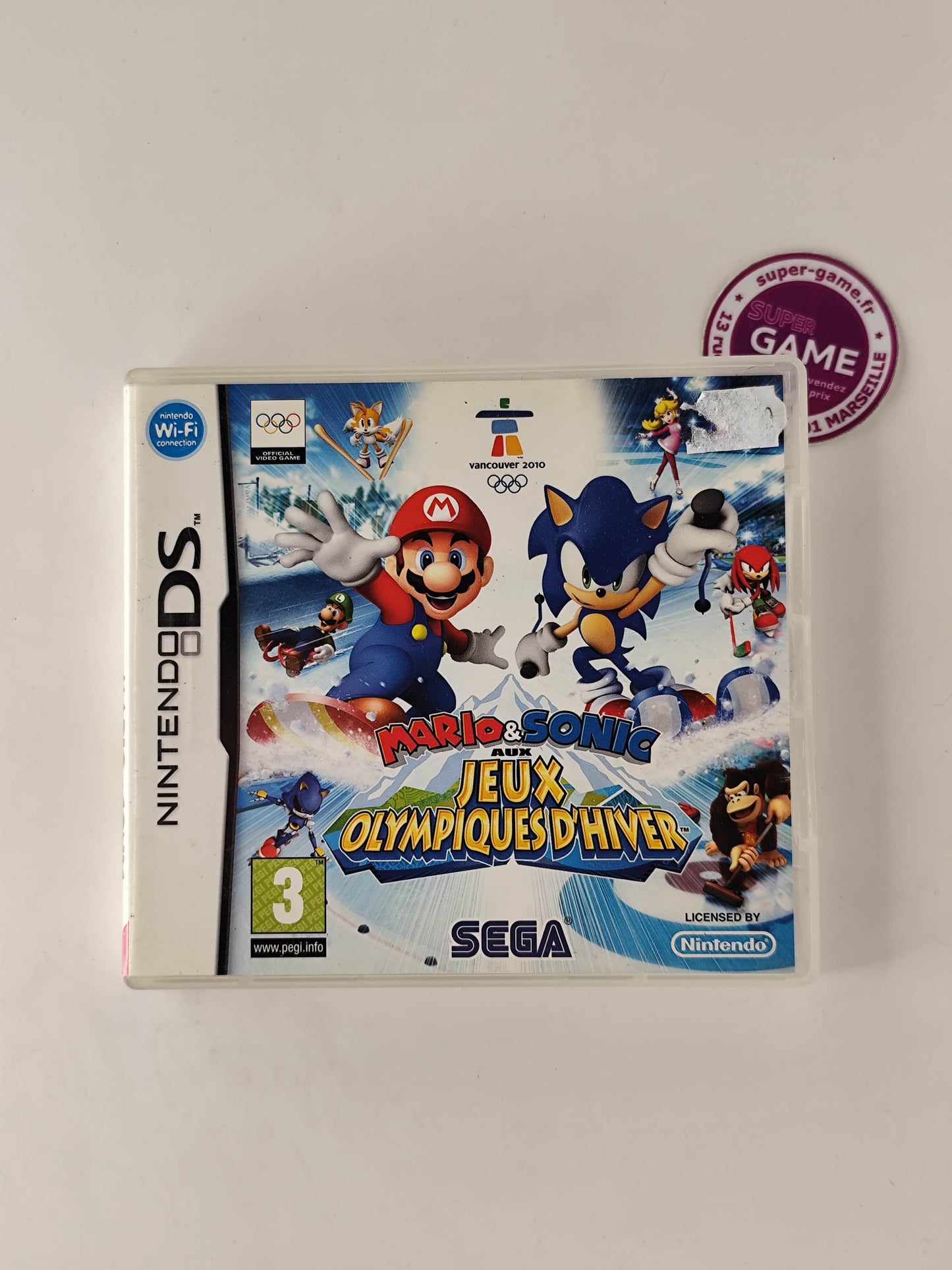 MARIO & SONIC AUX JEUX OLYMPIQUES D'HIVER - DS