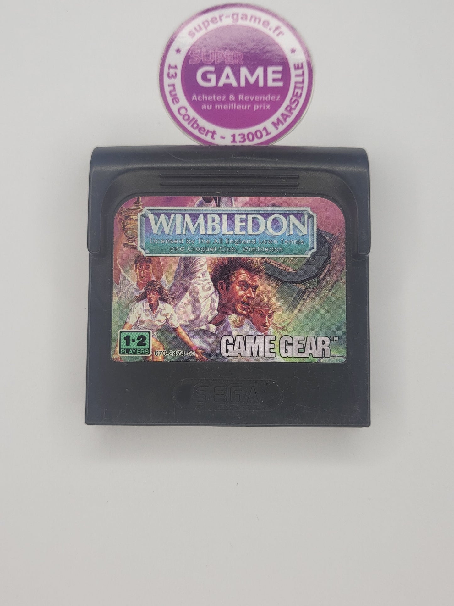 WIMBLEDON - sans boite - GAMEGEAR