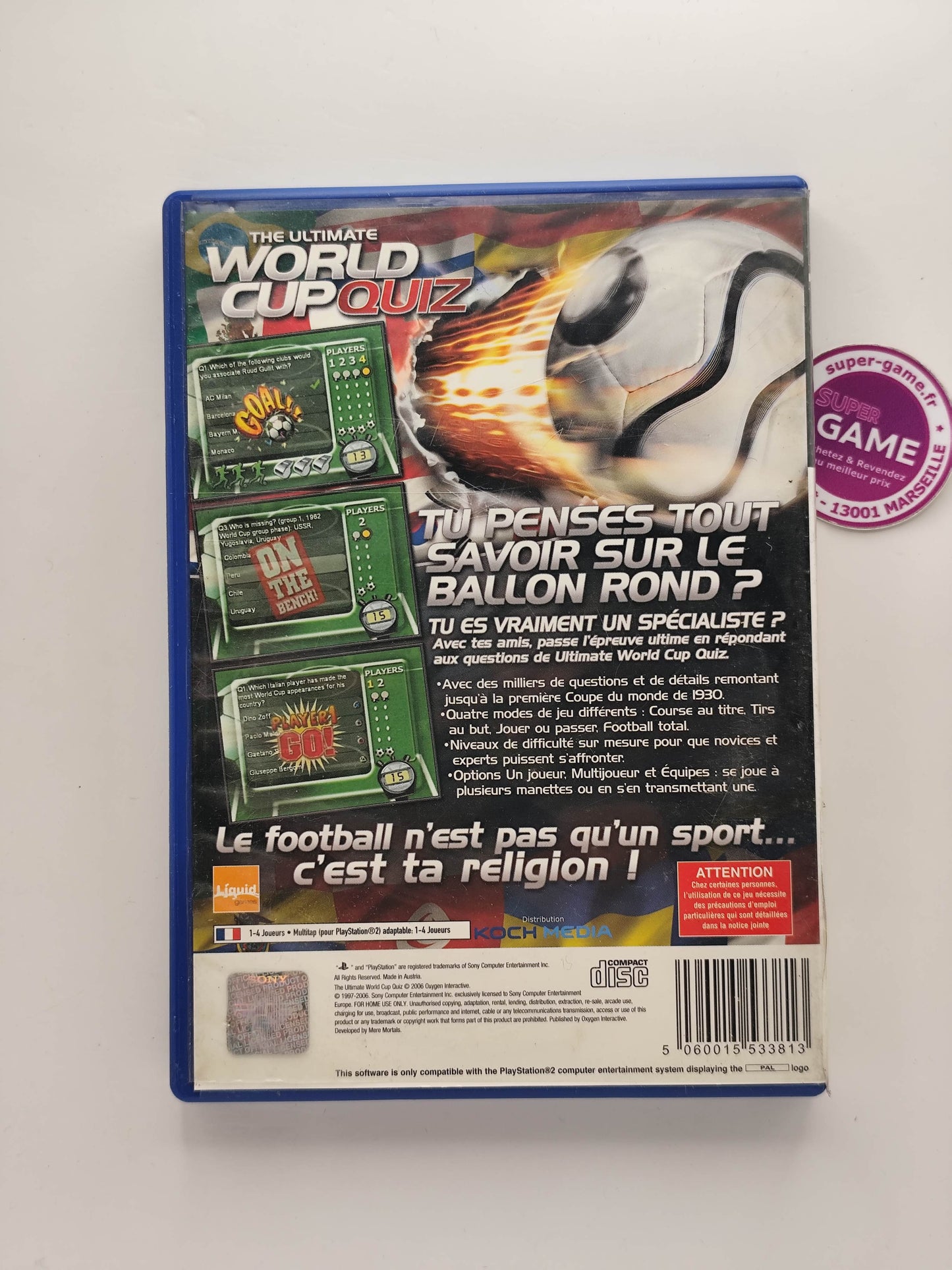 THE ULTIMATE WORLD CUP QUIZ - PS2
