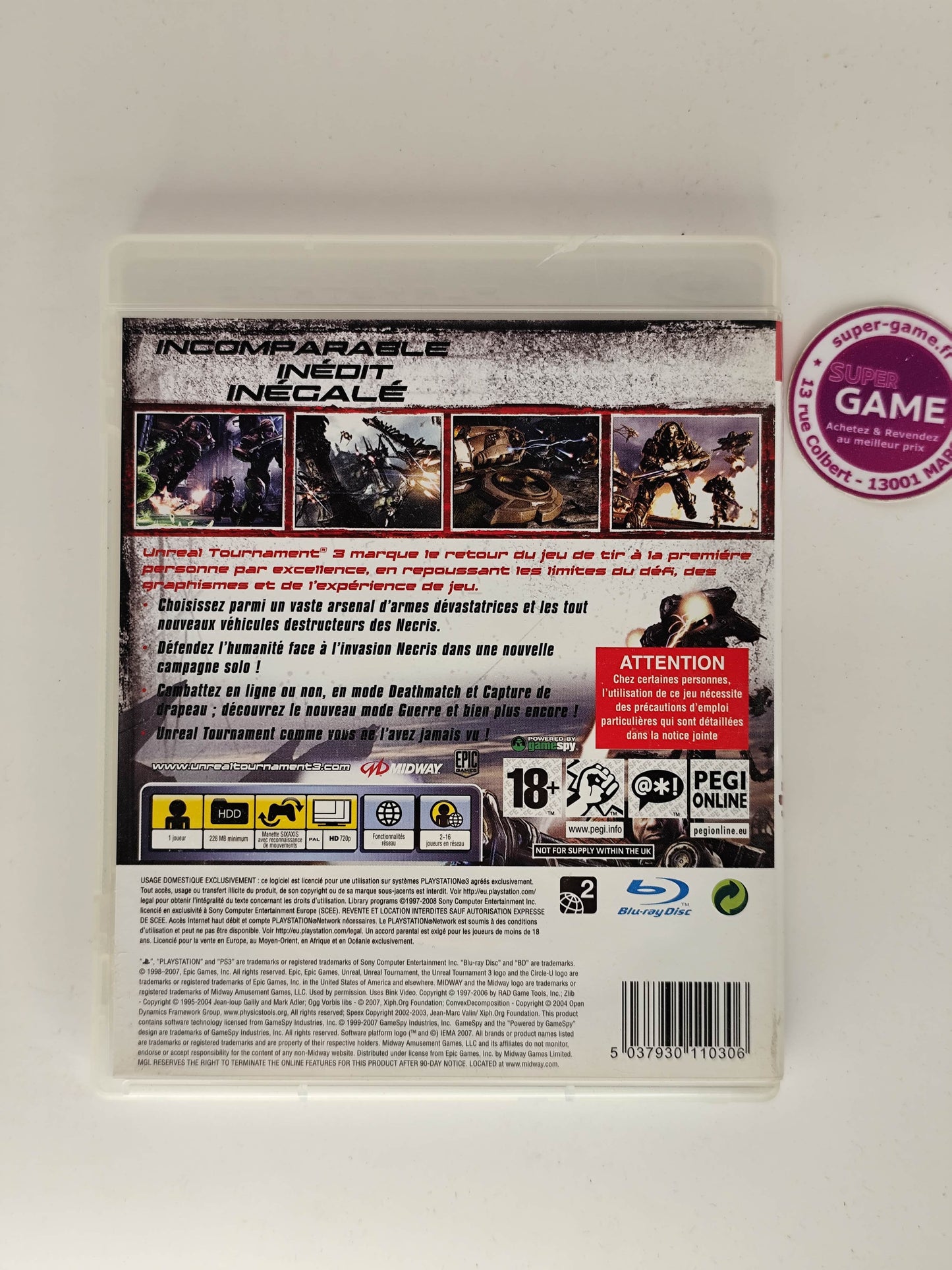 UNREAL TOURNAMENT - PS3