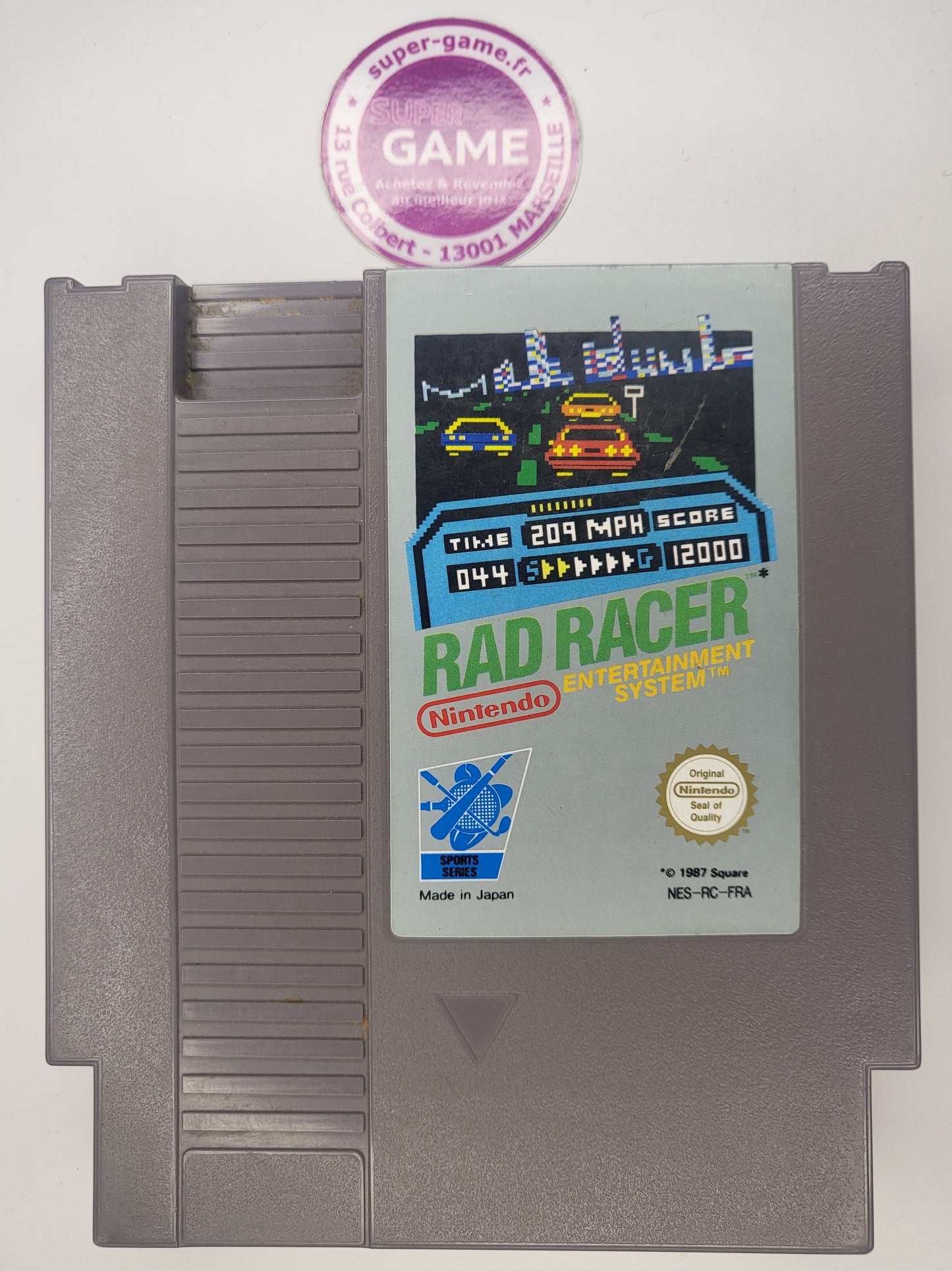 RAD RACER - sans boite - NES