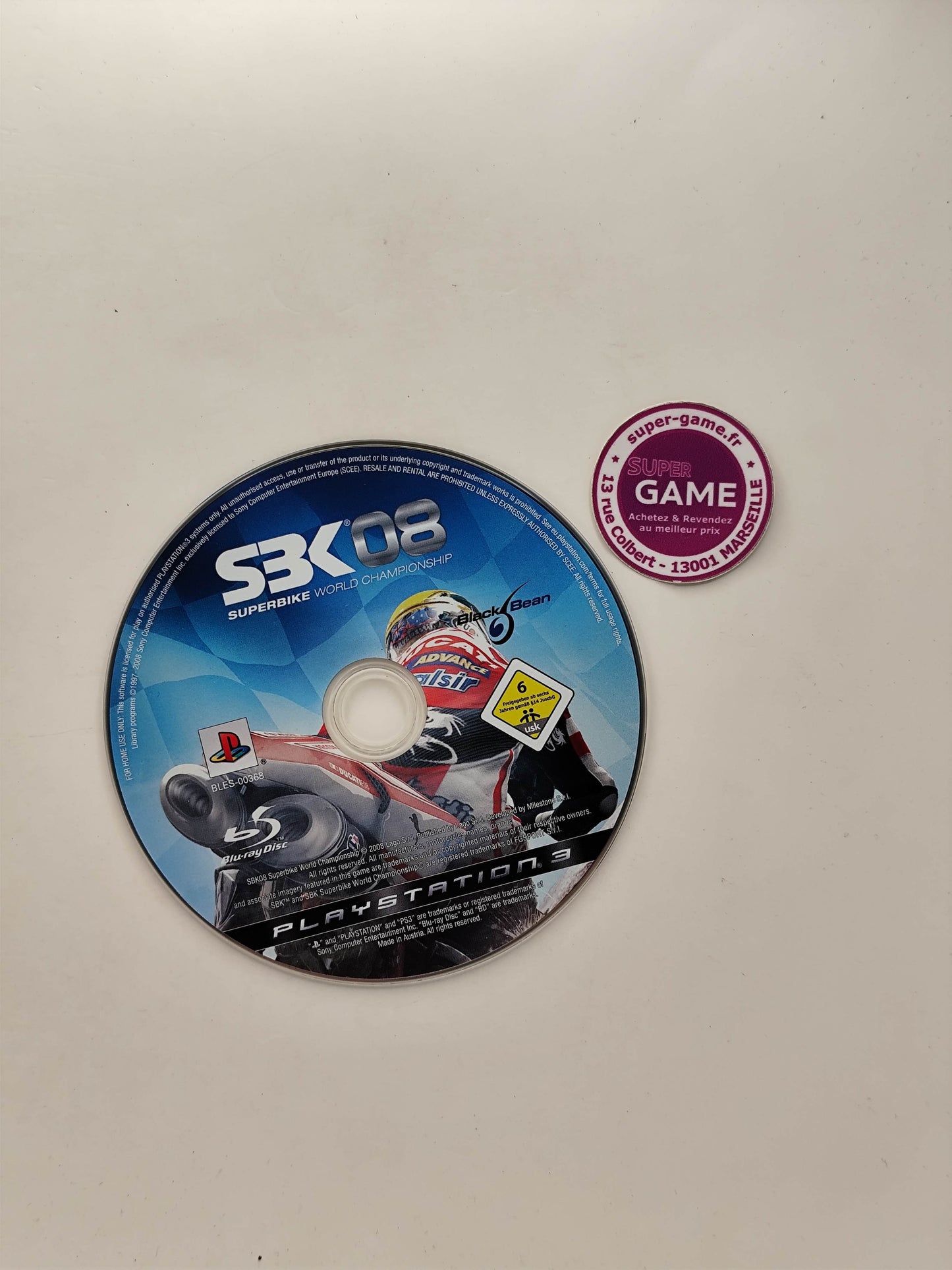 SBK 08 SUPERBIKE WORLD CHAMPIONSHIP - PS3