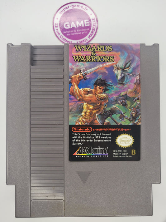 WIZARDS & WARRIORS - sans boite - NES