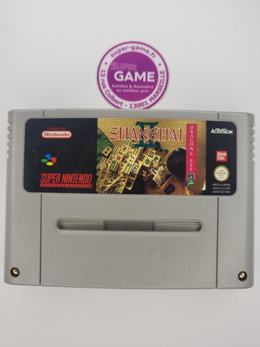 SHANGHAI II DRAGON'S EYE - sans boite - SNES