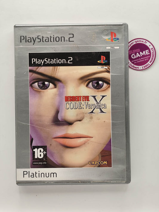 RESIDENT EVIL CODE VERONICA X - Platinum - PS2